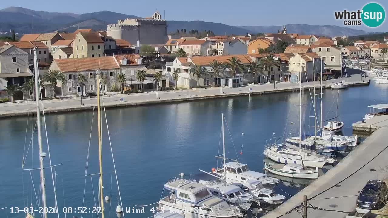 Livecam Hvar Vrboska marina | Île de Hvar | Dalmatia