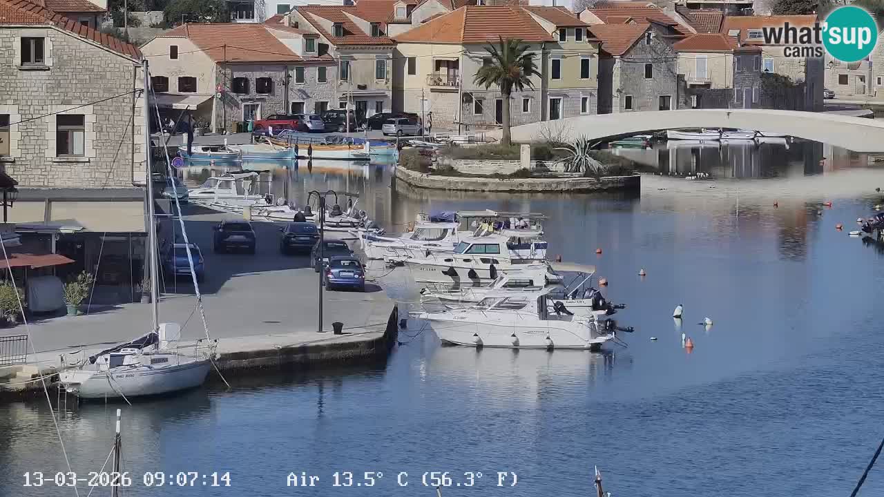 Webcam Vrboska marina | Hvar Insel | Dalmatien