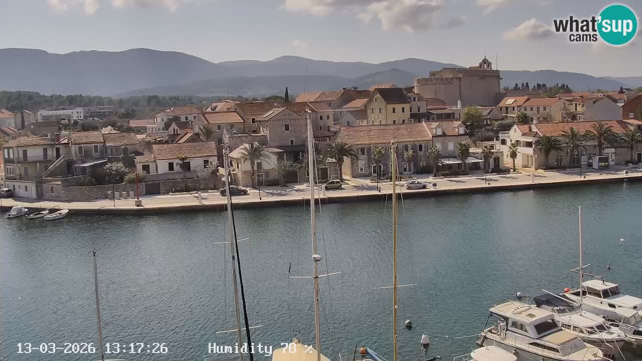 Livecam Hvar Vrboska marina | Île de Hvar | Dalmatia