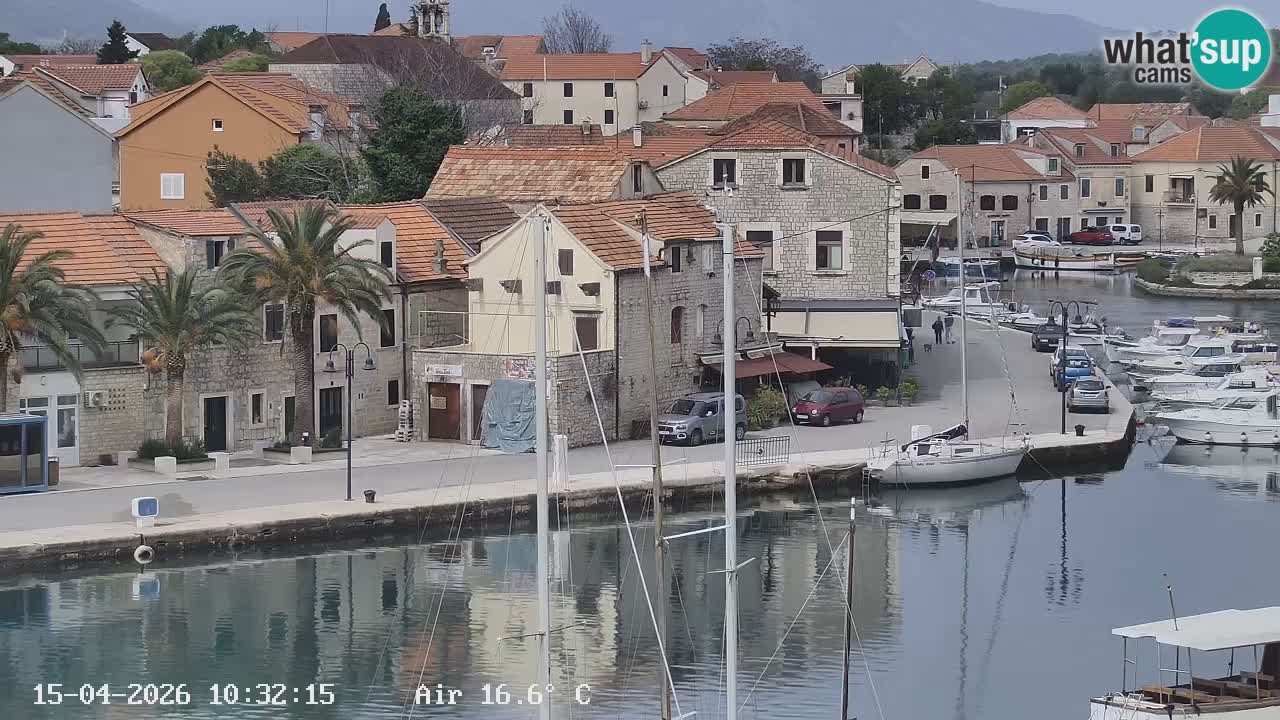 Webcam Vrboska marina | Hvar Insel | Dalmatien