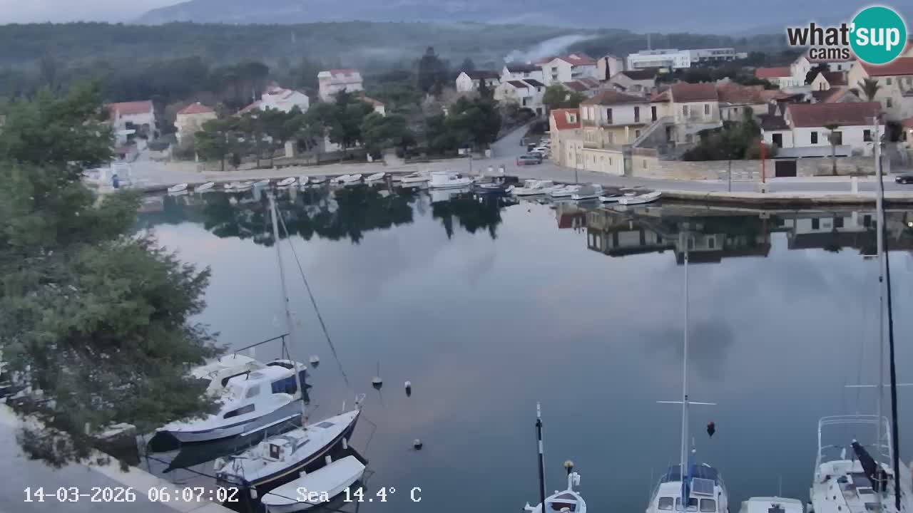 Livecam Vrboska marina | Hvar island | Dalmatia