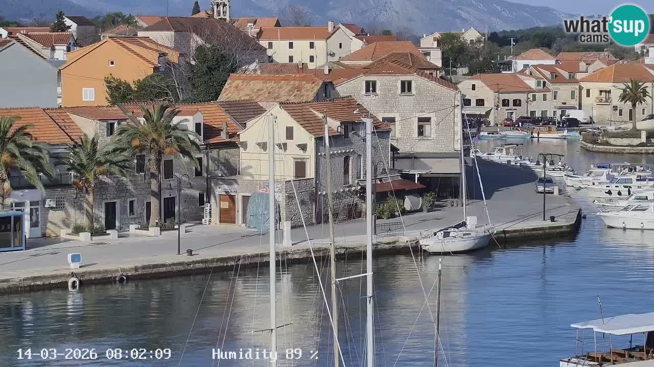 Livecam Vrboska marina | Hvar island | Dalmatia