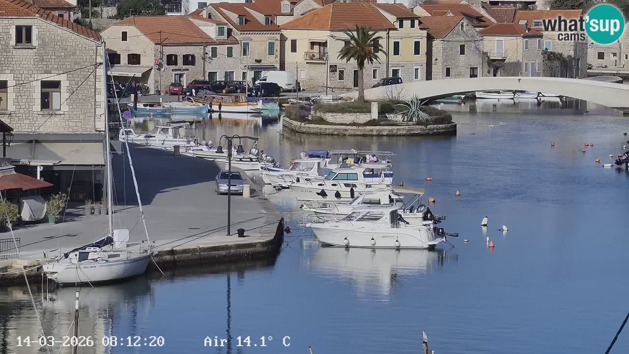 Webcam Vrboska marina | Hvar Insel | Dalmatien