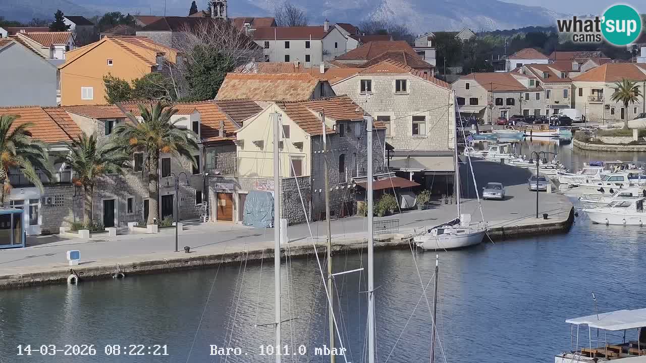 Webcam Vrboska marina | Hvar Insel | Dalmatien