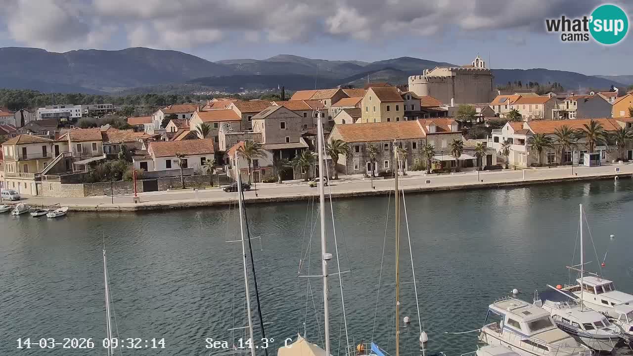 Livecam Hvar Vrboska marina | Île de Hvar | Dalmatia