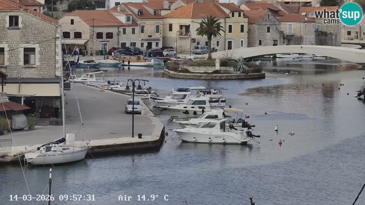 Livecam Vrboska marina | Hvar island | Dalmatia