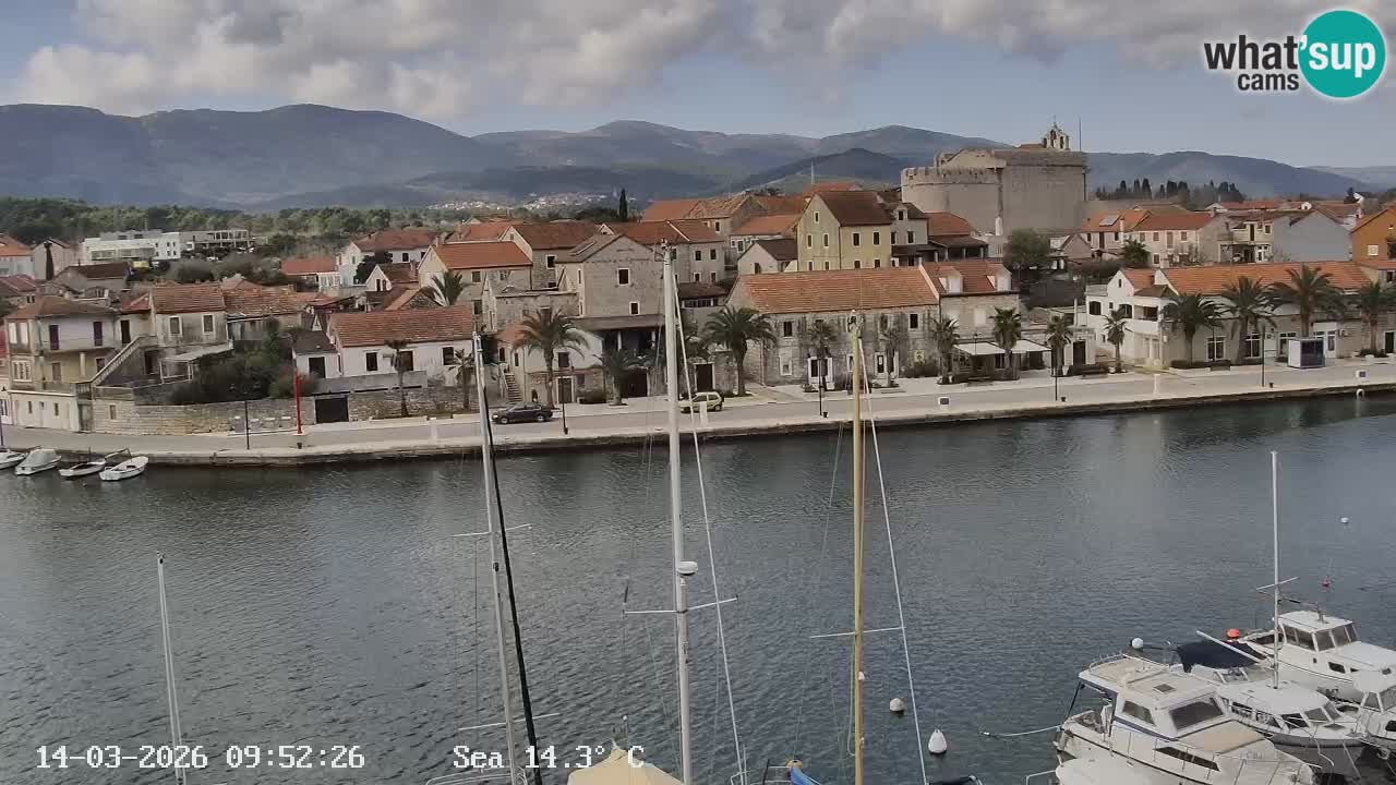 Livecam Hvar Vrboska marina | Île de Hvar | Dalmatia
