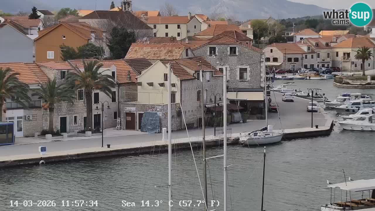 Webcam Hvar Vrboska marina | Dalmazia