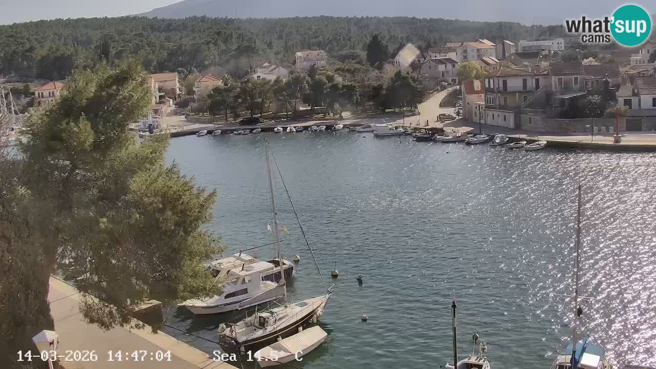 Webcam Vrboska marina | Hvar Insel | Dalmatien