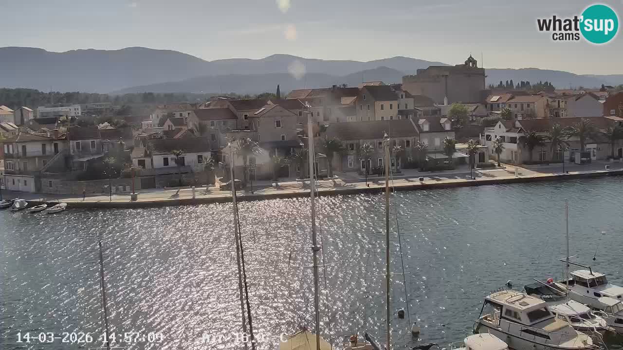 Webcam Vrboska marina | Hvar Insel | Dalmatien