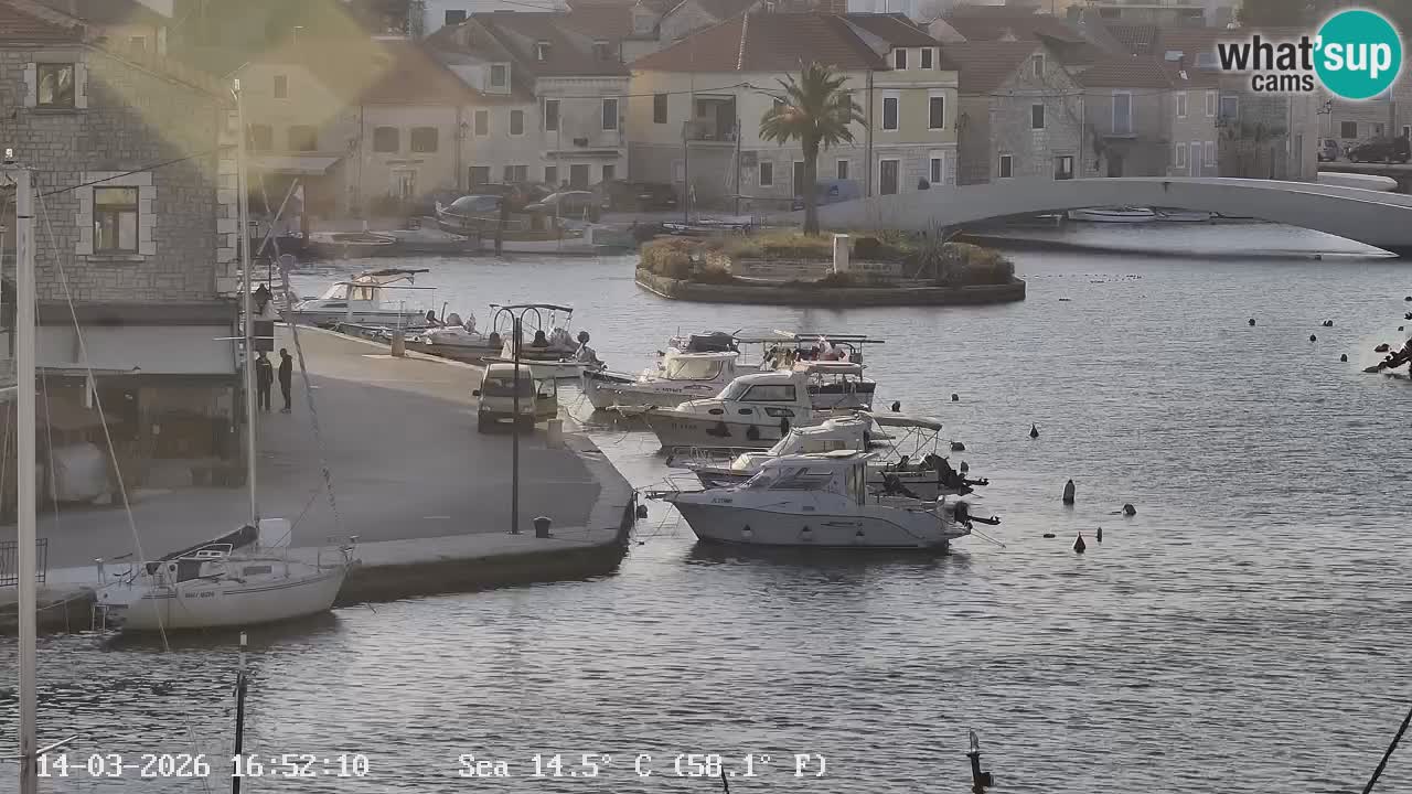 Webcam Vrboska marina | Hvar Insel | Dalmatien