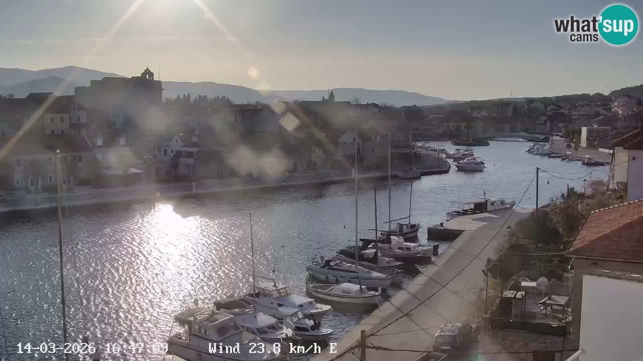 Livecam Hvar Vrboska marina | Île de Hvar | Dalmatia