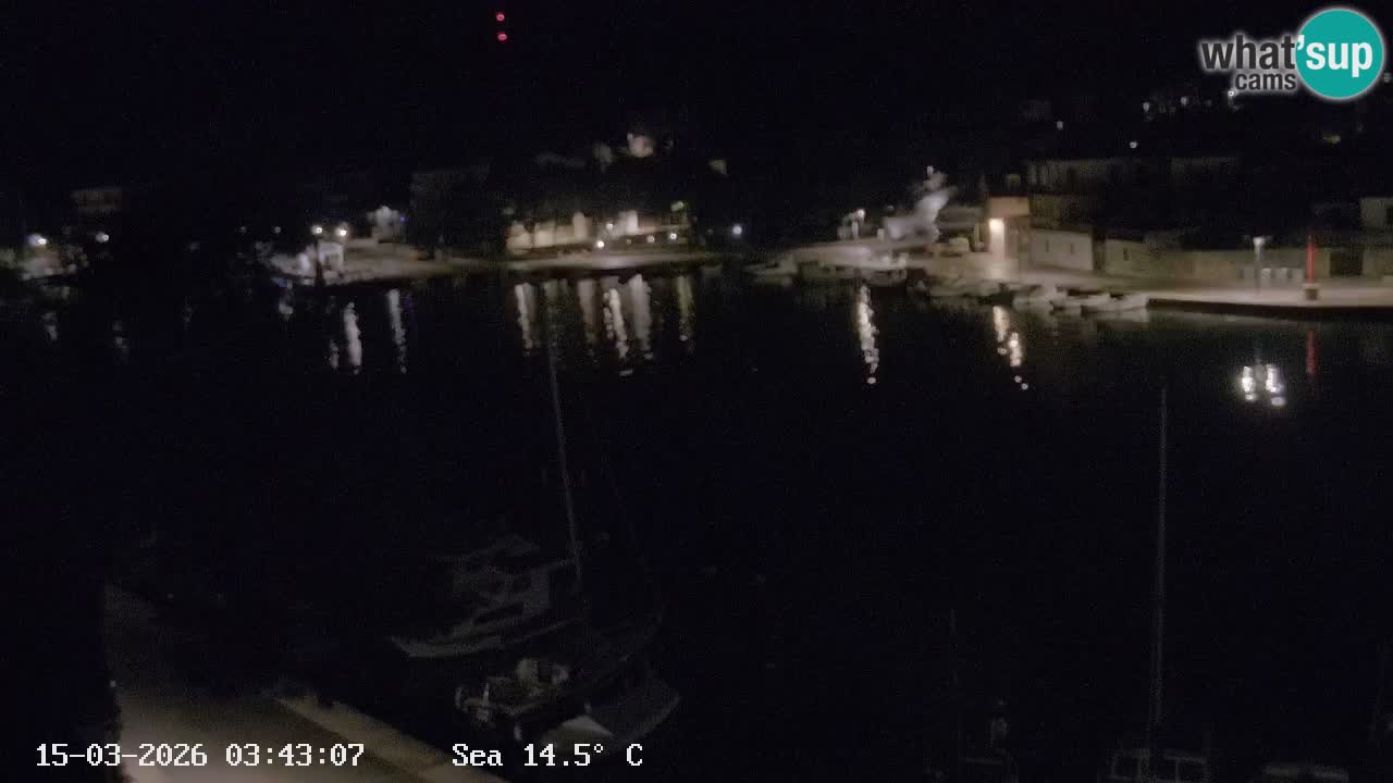 Livecam Vrboska marina | Hvar island | Dalmatia