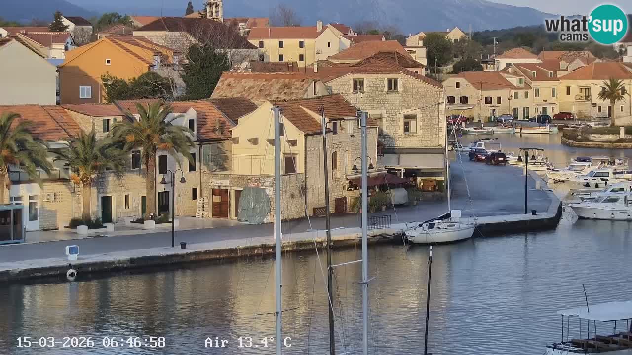 Livecam Vrboska marina | Hvar island | Dalmatia