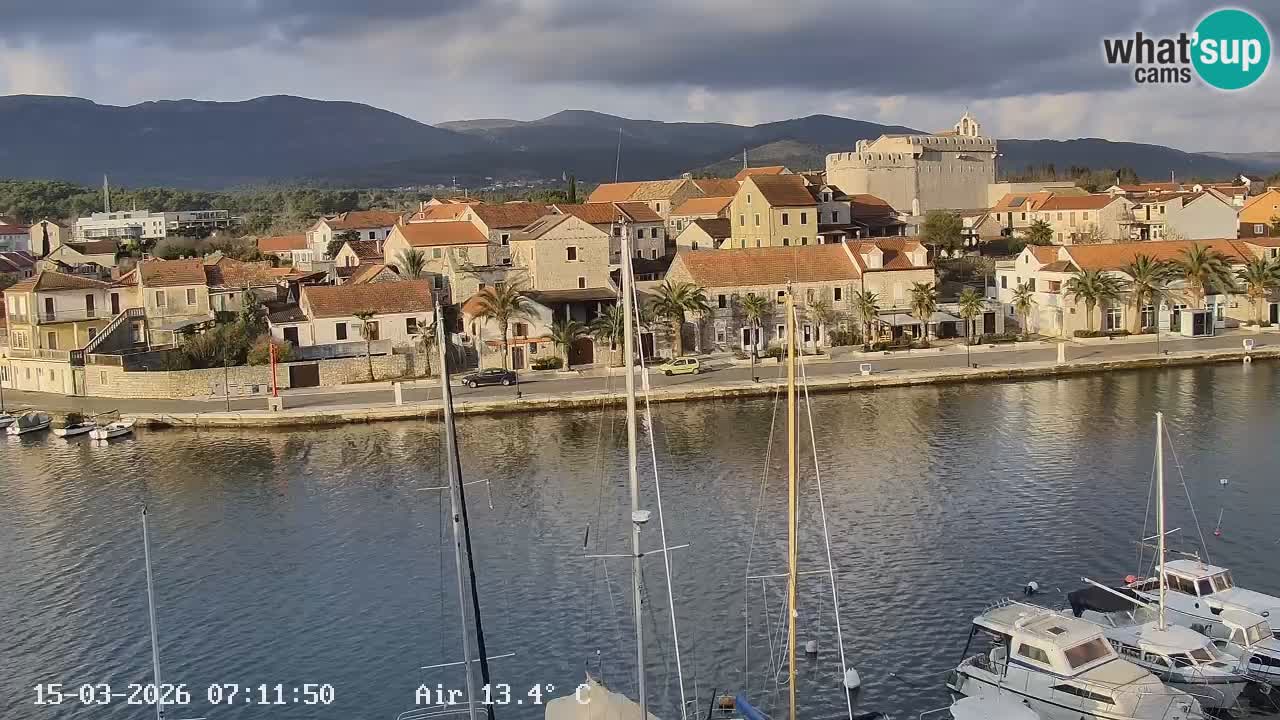 Livecam Vrboska marina | Hvar island | Dalmatia