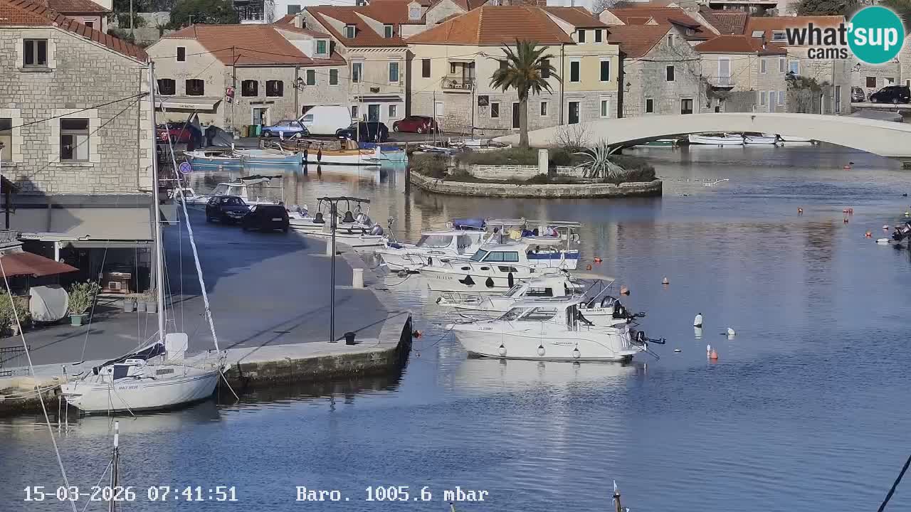Livecam Vrboska marina | Hvar island | Dalmatia