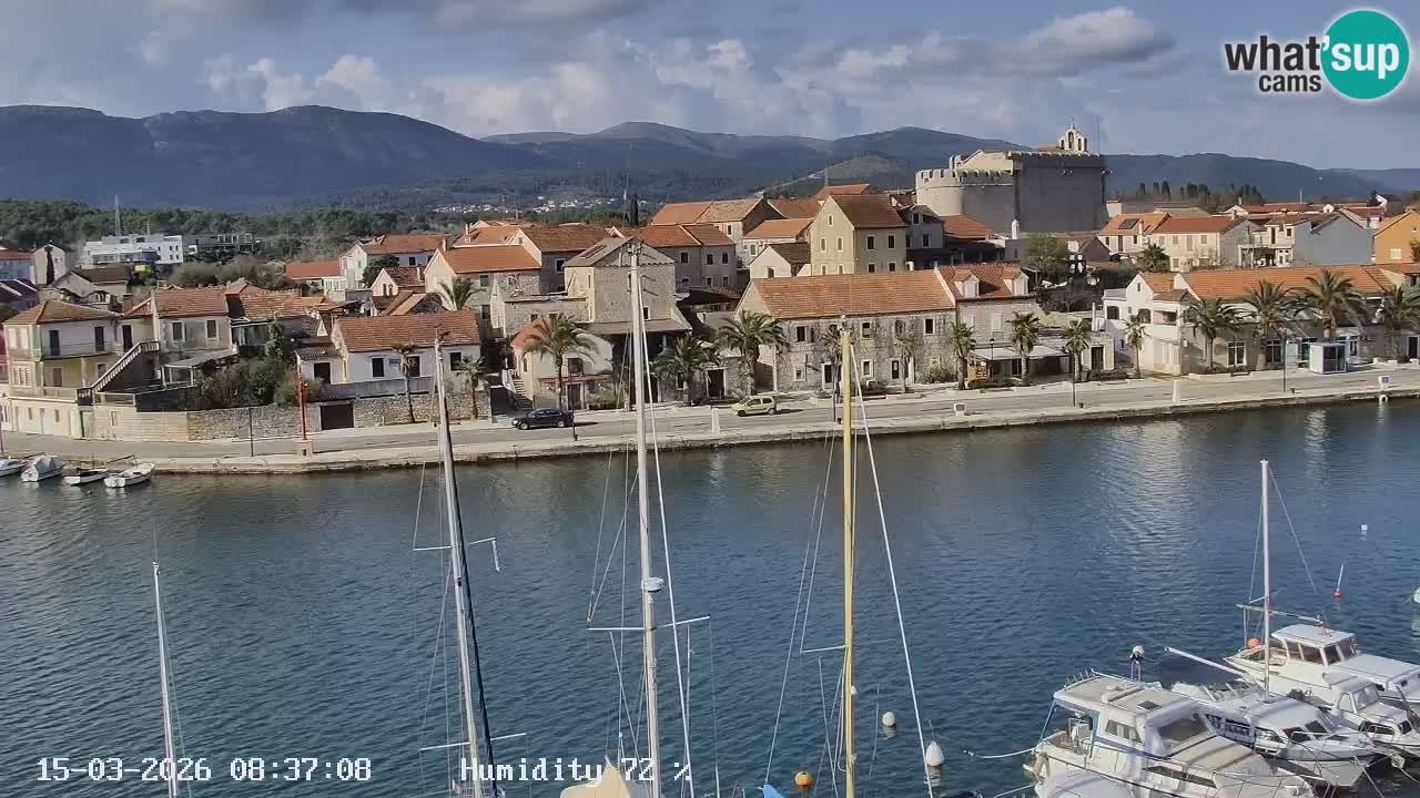 Livecam Vrboska marina | Hvar island | Dalmatia