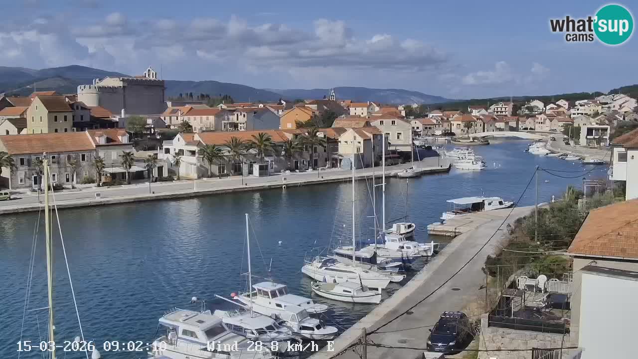 Livecam Vrboska marina | Hvar island | Dalmatia