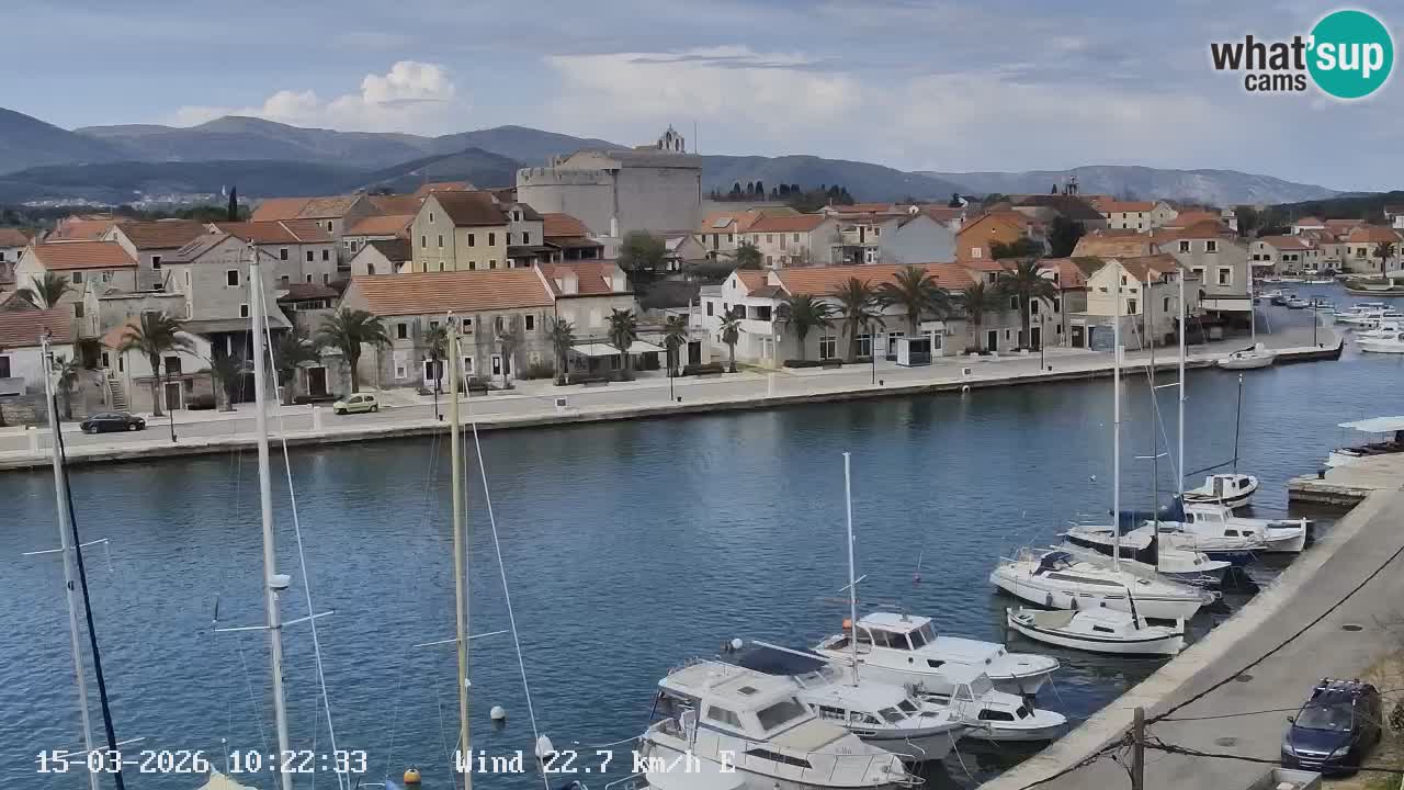 Webcam Vrboska marina | Hvar Insel | Dalmatien