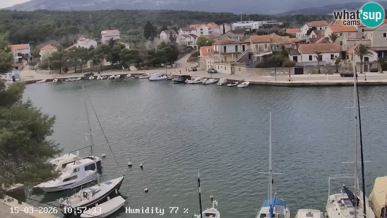 Livecam Vrboska marina | Hvar island | Dalmatia
