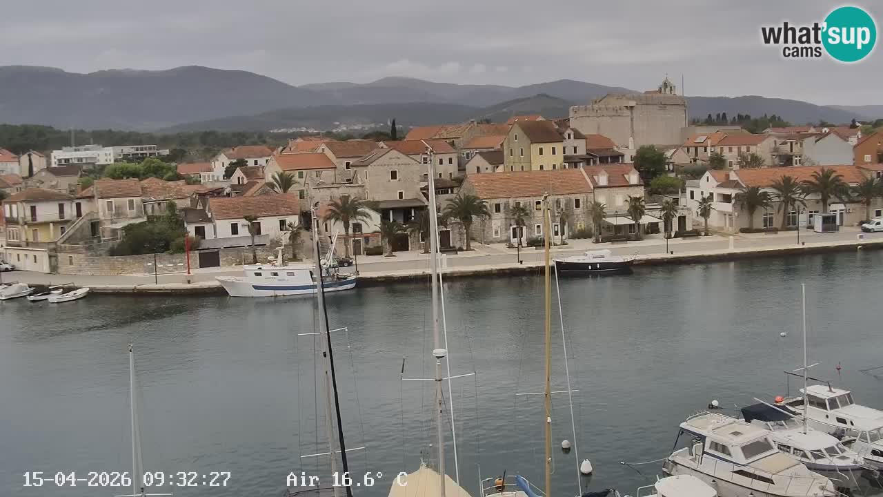 Livecam Vrboska marina | Hvar island | Dalmatia