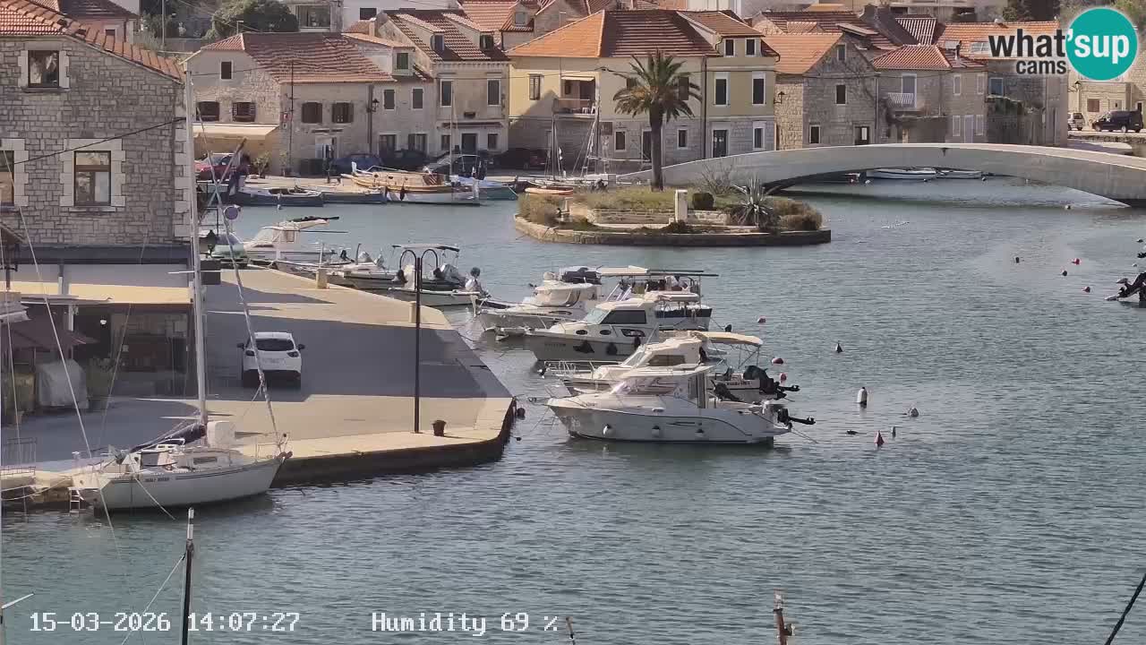 Livecam Vrboska marina | Hvar island | Dalmatia