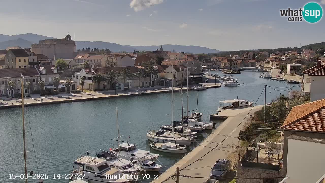 Livecam Hvar Vrboska marina | Île de Hvar | Dalmatia
