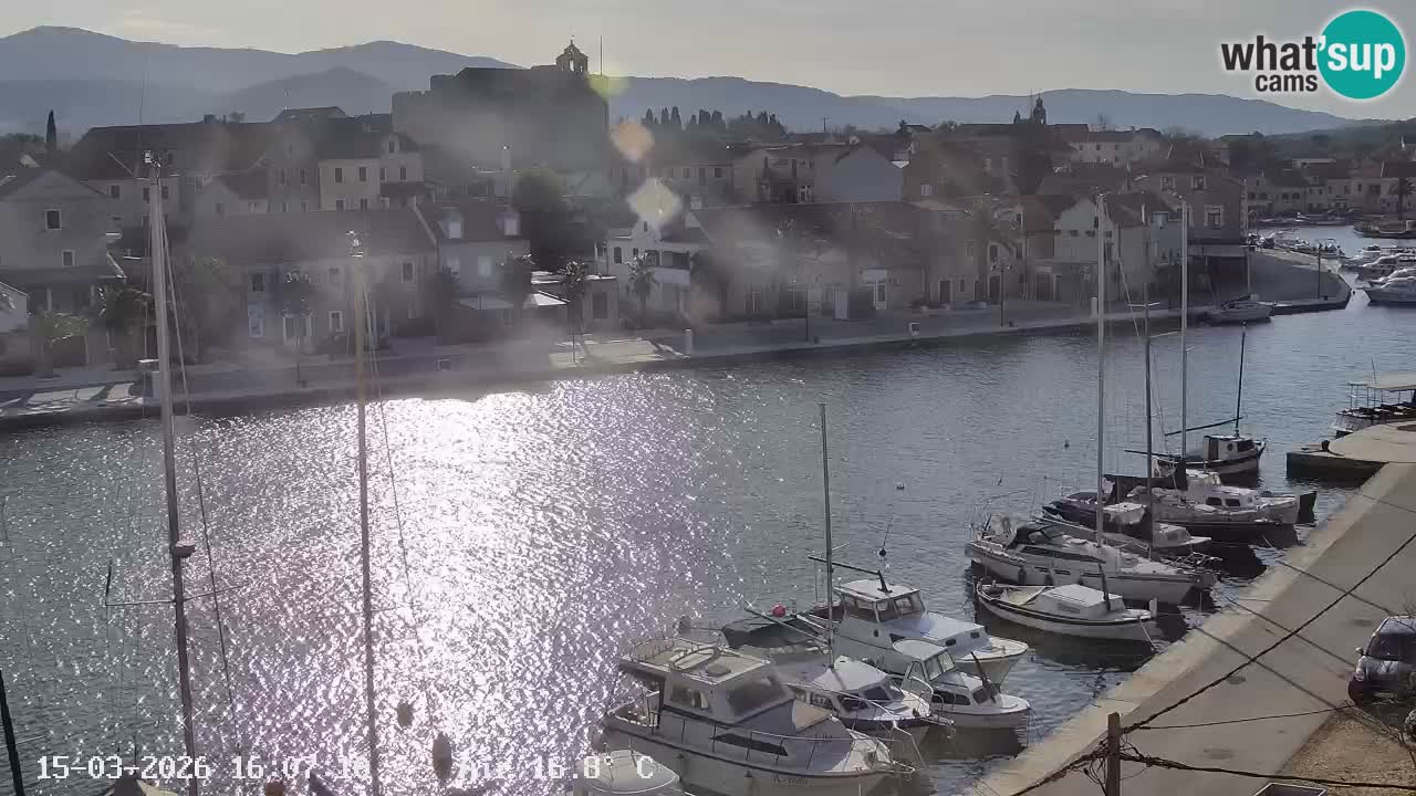 Livecam Vrboska marina | Hvar island | Dalmatia