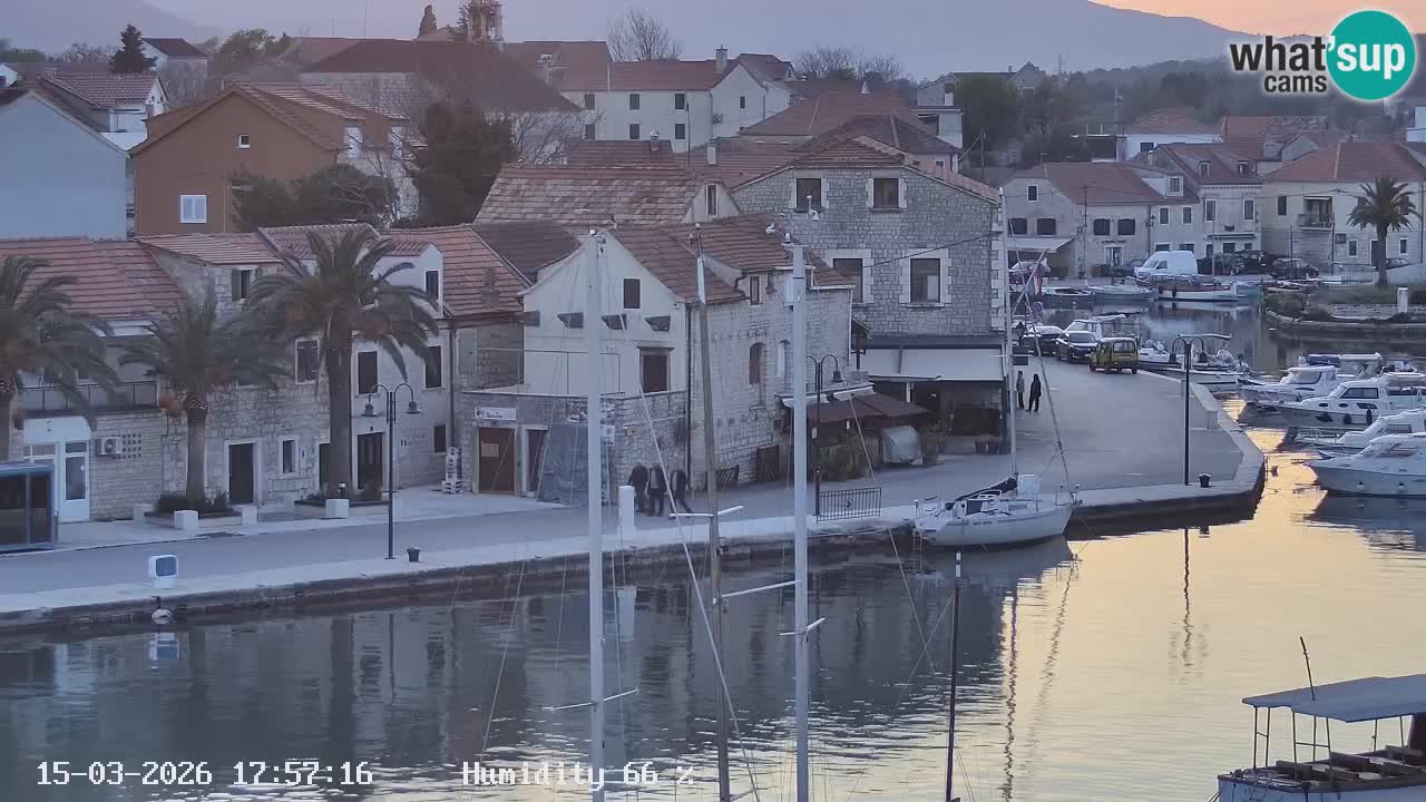 Livecam Vrboska marina | Hvar island | Dalmatia