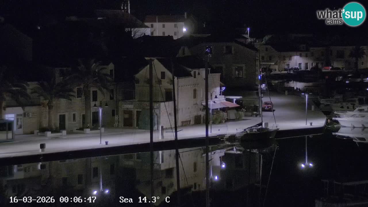 Livecam Vrboska marina | Hvar island | Dalmatia