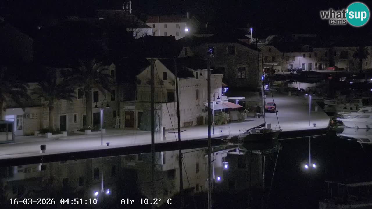 Webcam Hvar Vrboska marina | Dalmazia