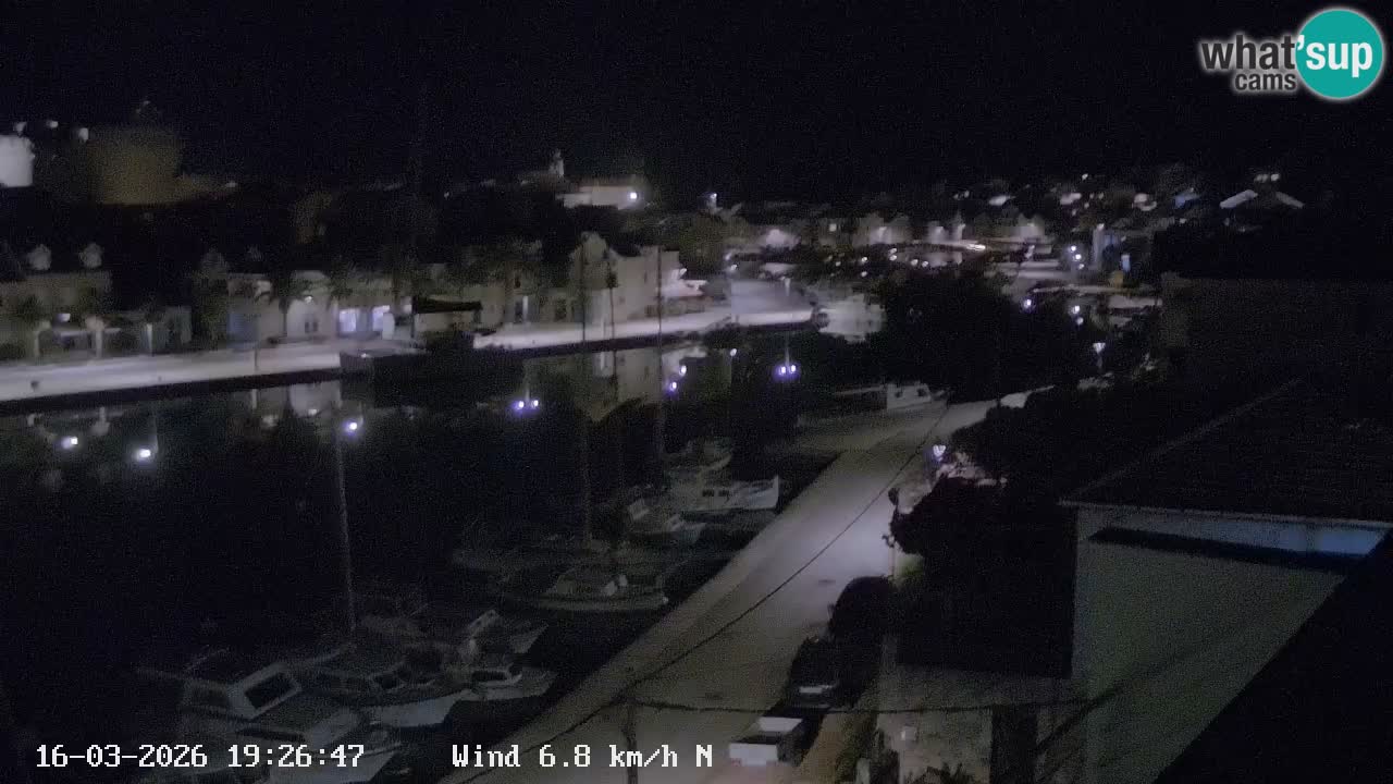 Livecam Vrboska marina | Hvar island | Dalmatia