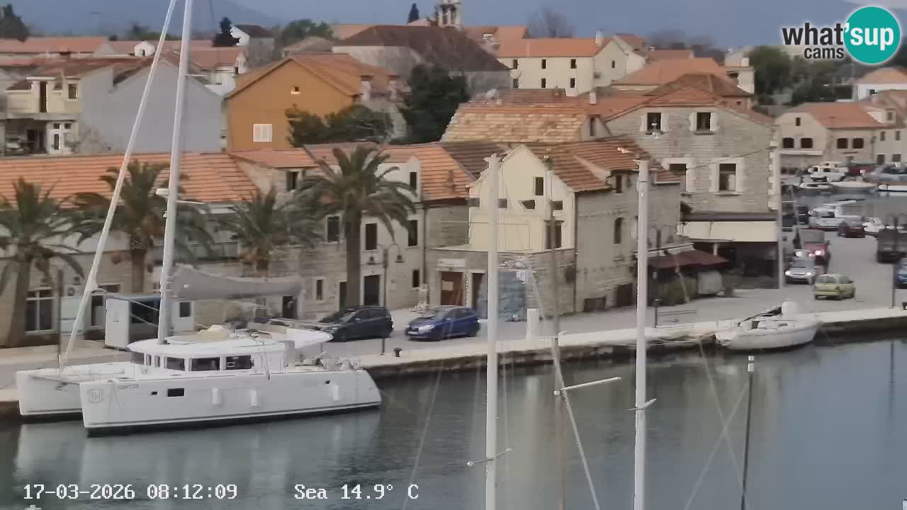 Livecam Vrboska marina | Hvar island | Dalmatia