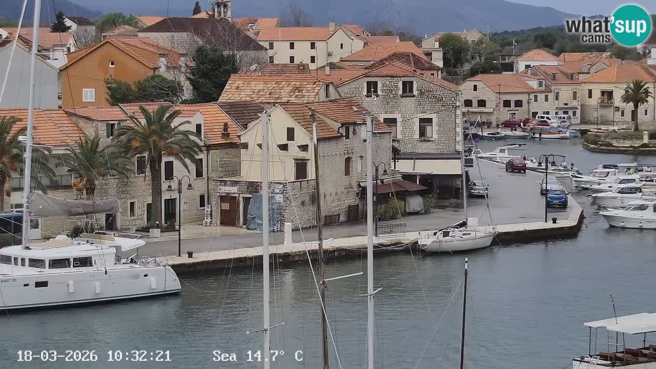 Livecam Vrboska marina | Hvar island | Dalmatia