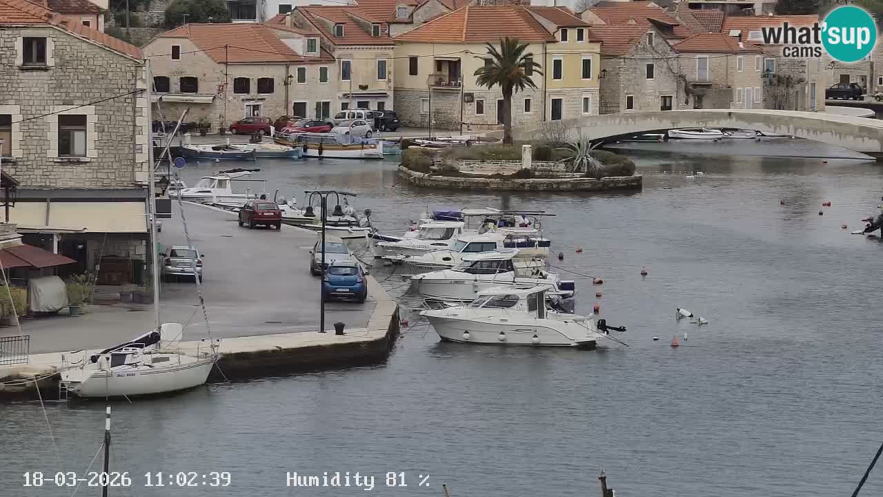 Livecam Hvar Vrboska marina | Île de Hvar | Dalmatia