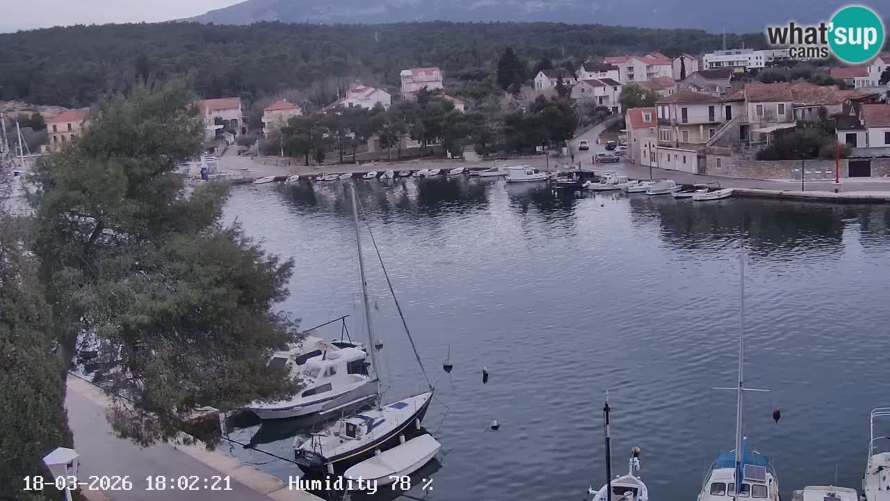 Webcam Hvar Vrboska marina | Dalmazia