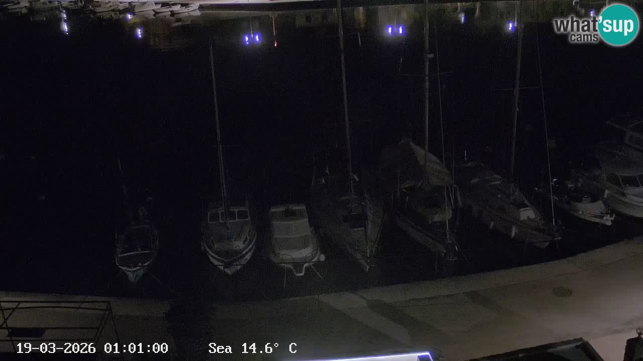 Livecam Vrboska marina | Hvar island | Dalmatia