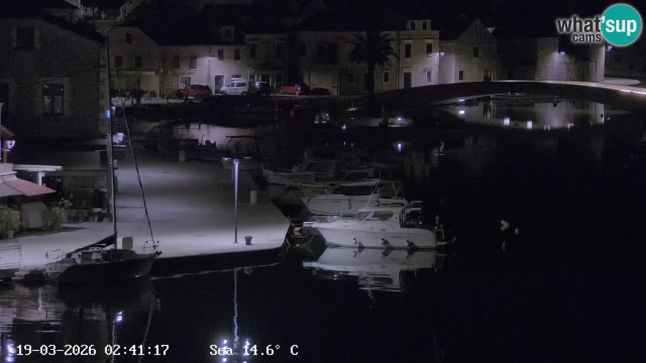 Webcam Vrboska marina | Hvar Insel | Dalmatien