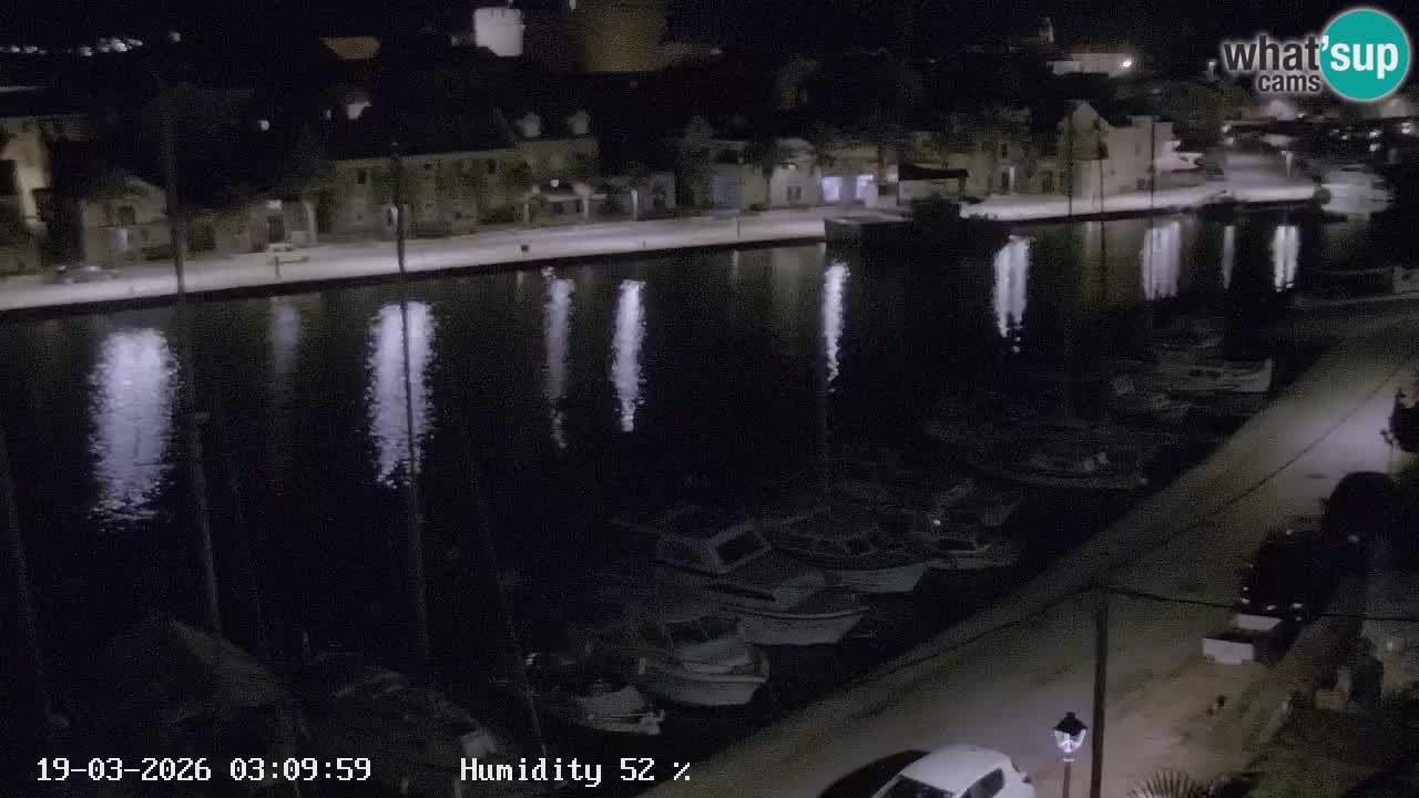 Webcam Vrboska marina | Hvar Insel | Dalmatien
