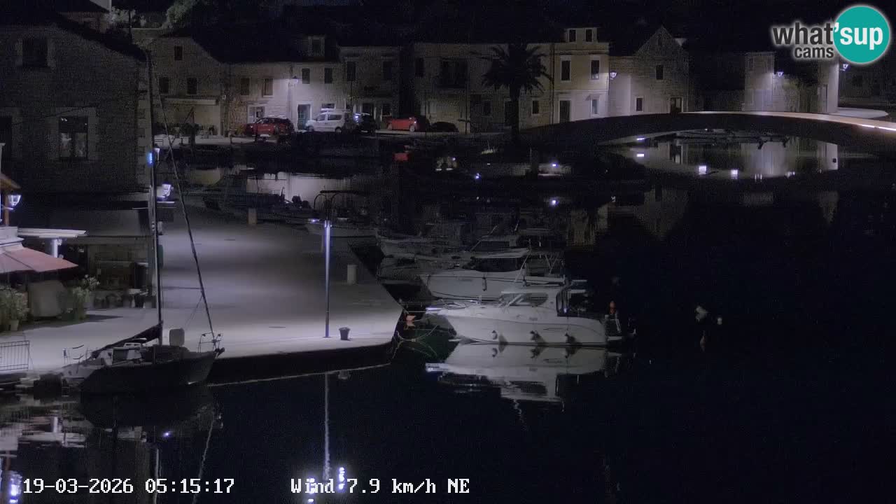 Webcam Vrboska marina | Hvar Insel | Dalmatien