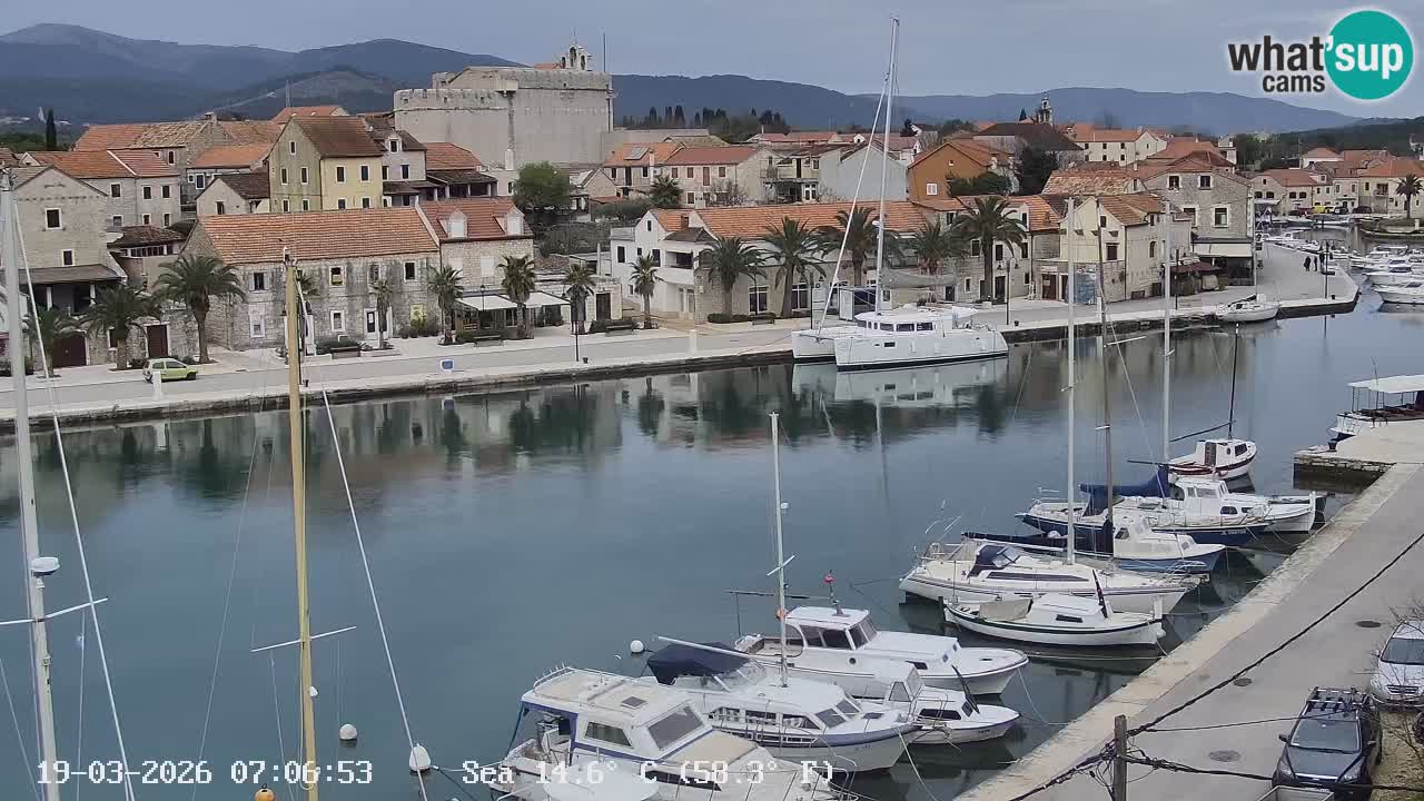 Webcam Vrboska marina | Hvar Insel | Dalmatien
