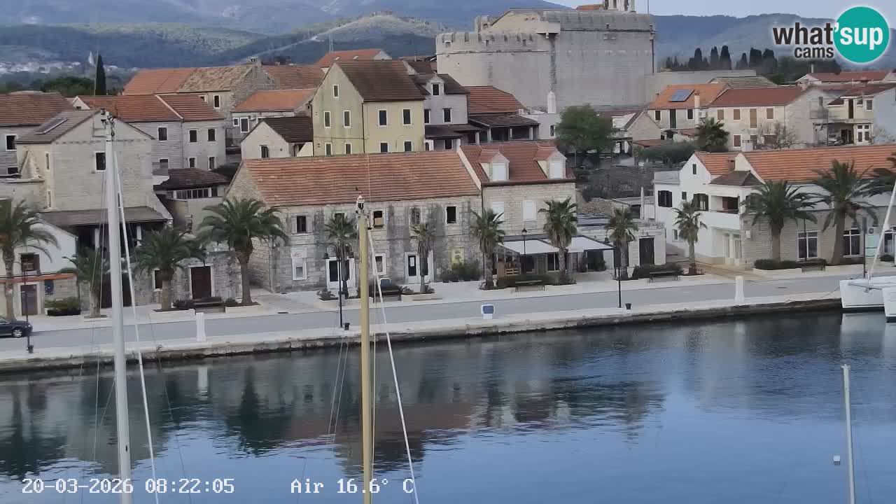 Webcam Vrboska marina | Hvar Insel | Dalmatien