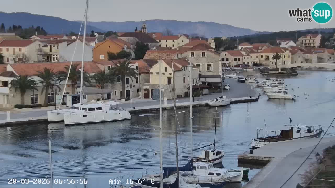 Livecam Vrboska marina | Hvar island | Dalmatia