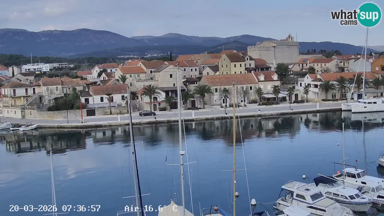 Livecam Vrboska marina | Hvar island | Dalmatia