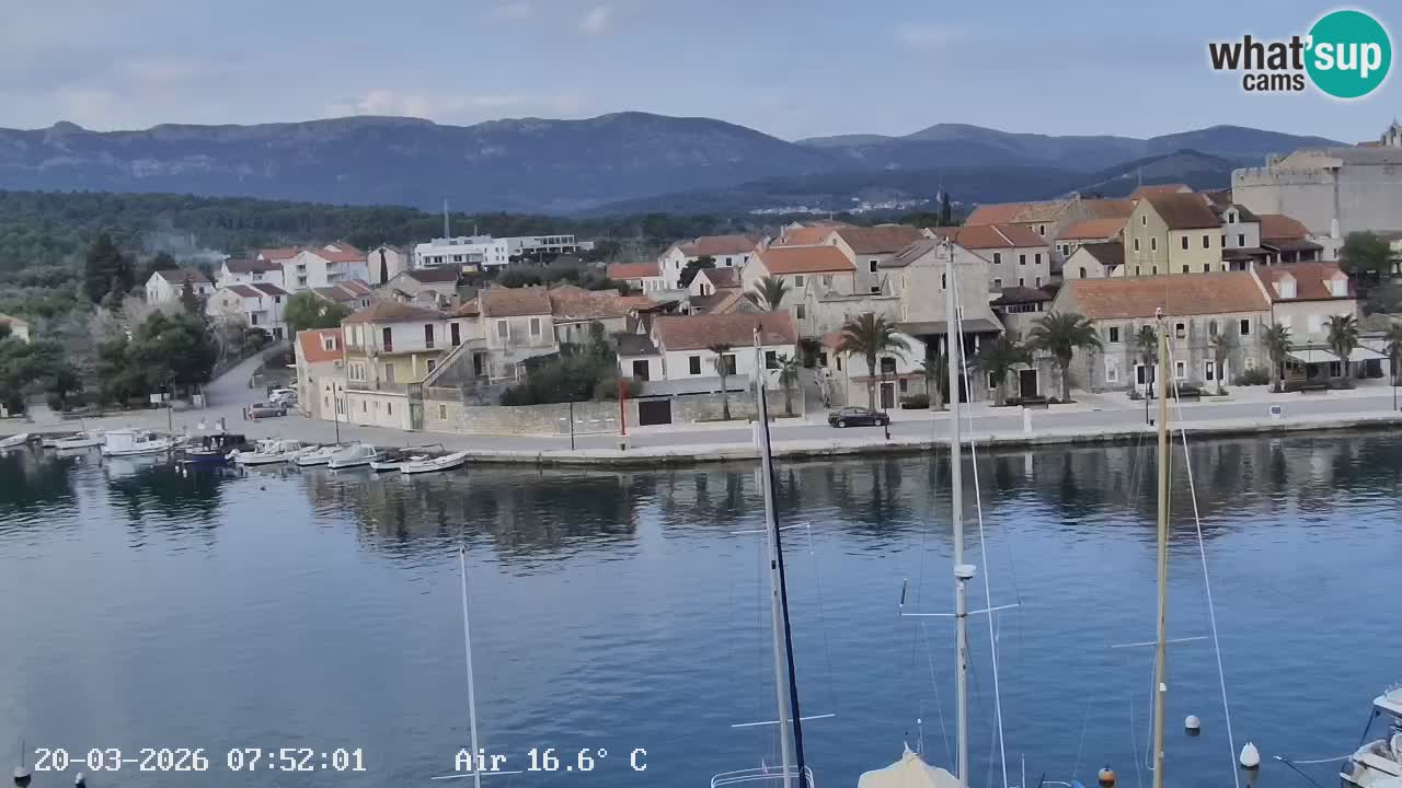 Webcam Vrboska marina | Hvar Insel | Dalmatien