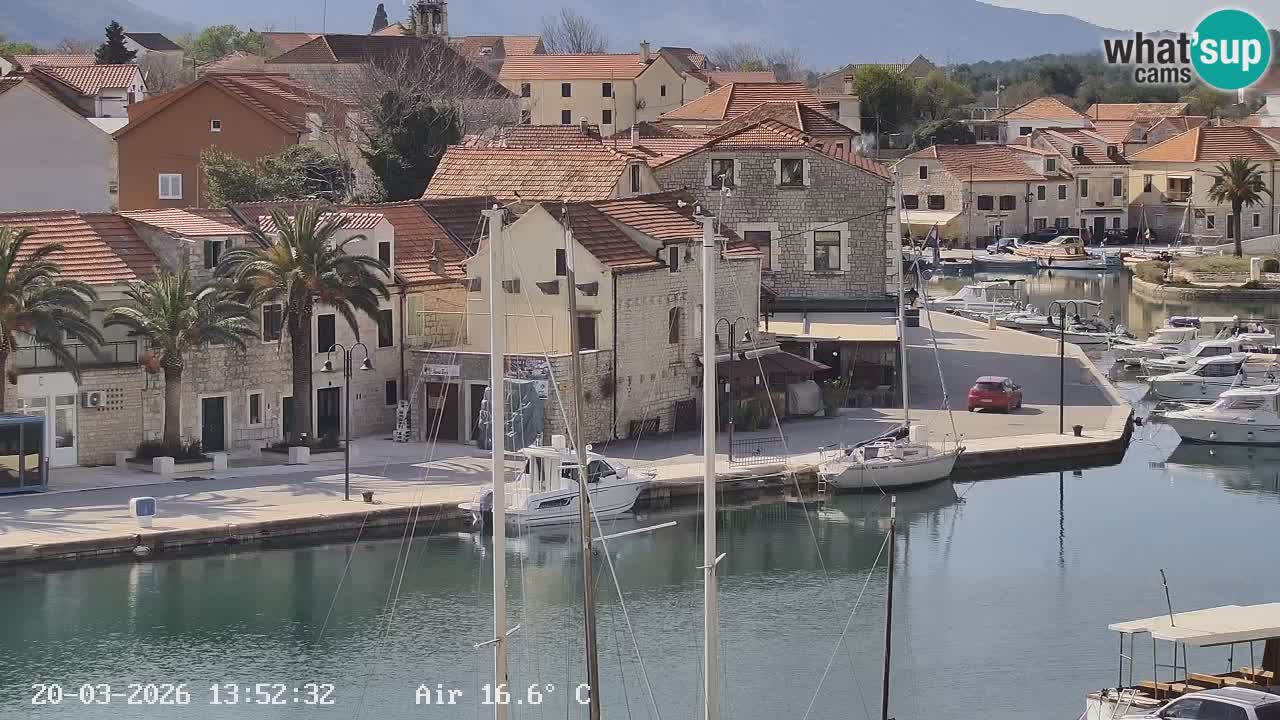 Webcam Vrboska marina | Hvar Insel | Dalmatien