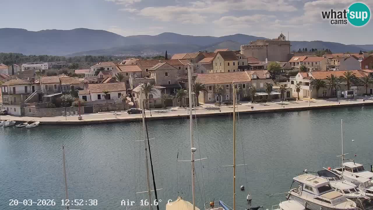 Livecam Vrboska marina | Hvar island | Dalmatia