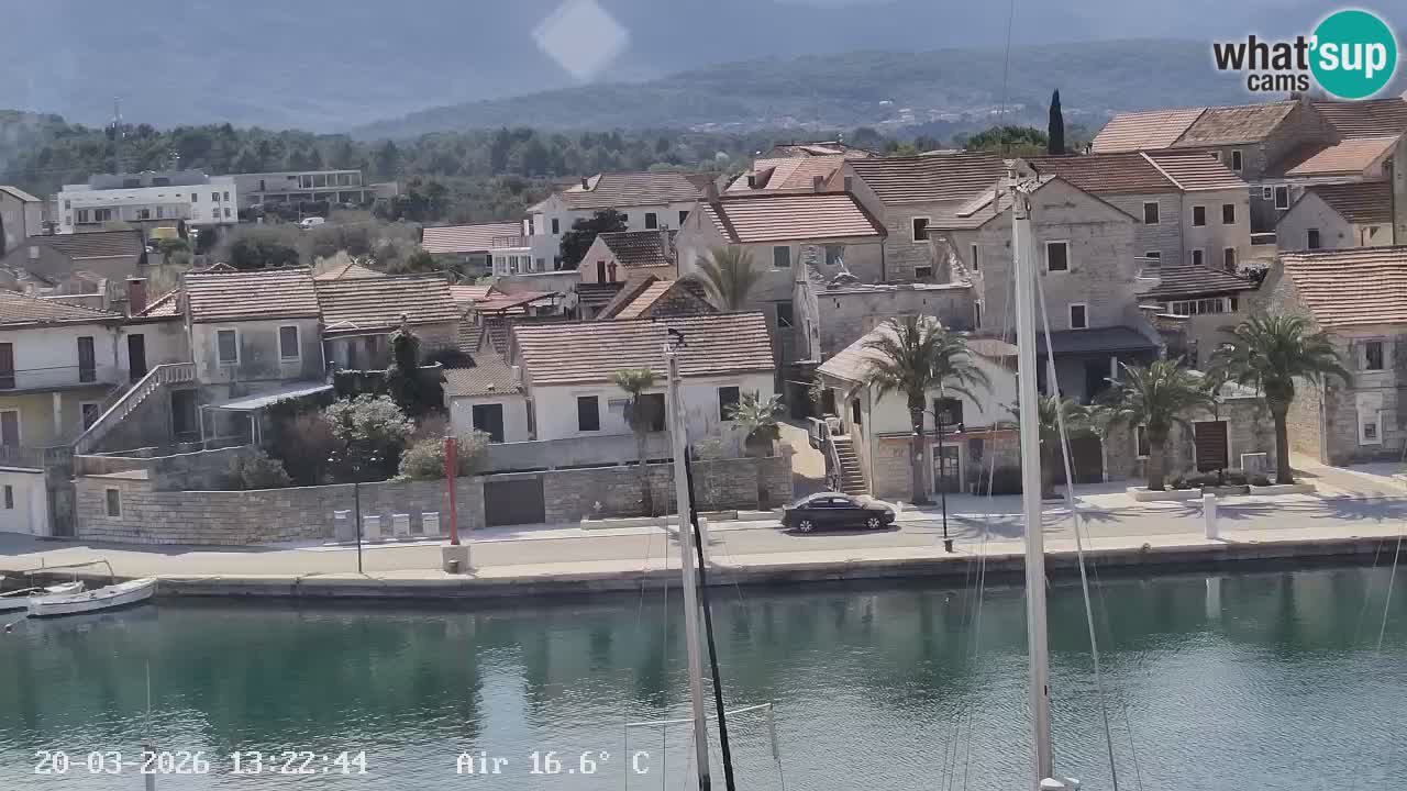 Livecam Hvar Vrboska marina | Île de Hvar | Dalmatia