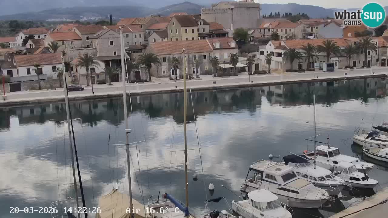 Web kamera Hvar Vrboska marina | otok Hvar | Dalmacija