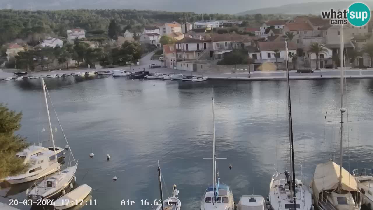 Livecam Hvar Vrboska marina | Île de Hvar | Dalmatia